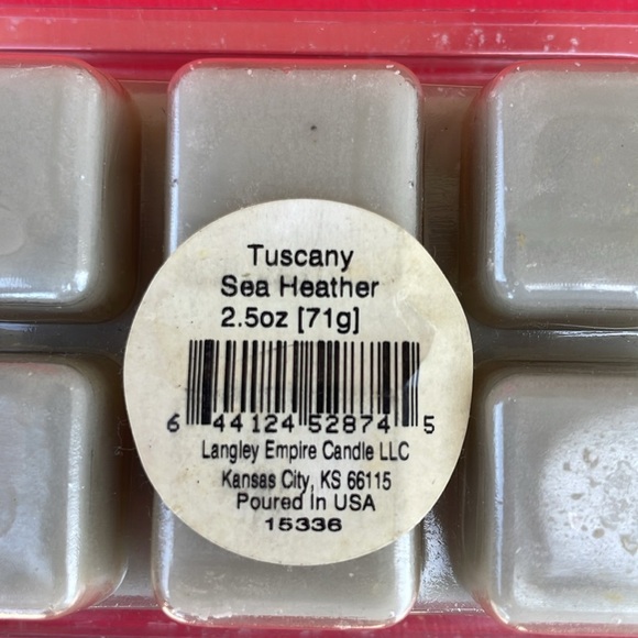 Tuscany Candle Sea Heather Wax Melts NEW Discontinued scent Beach Ocean Gray HTF - Picture 3 of 3